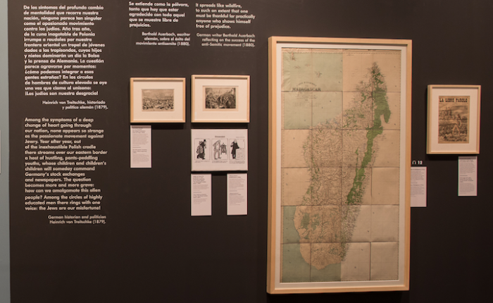 Mapa de Madagascar expuesto en Arte Canal